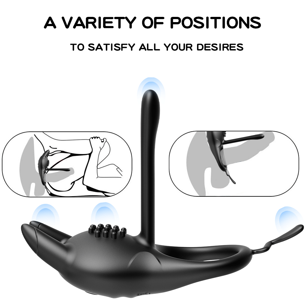 Pikachu Dual-Vibe Cock Ring - 2