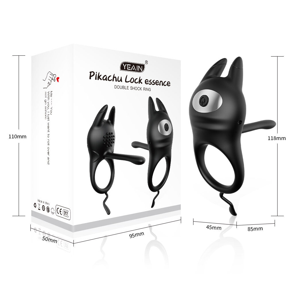 Pikachu Dual-Vibe Cock Ring - 28
