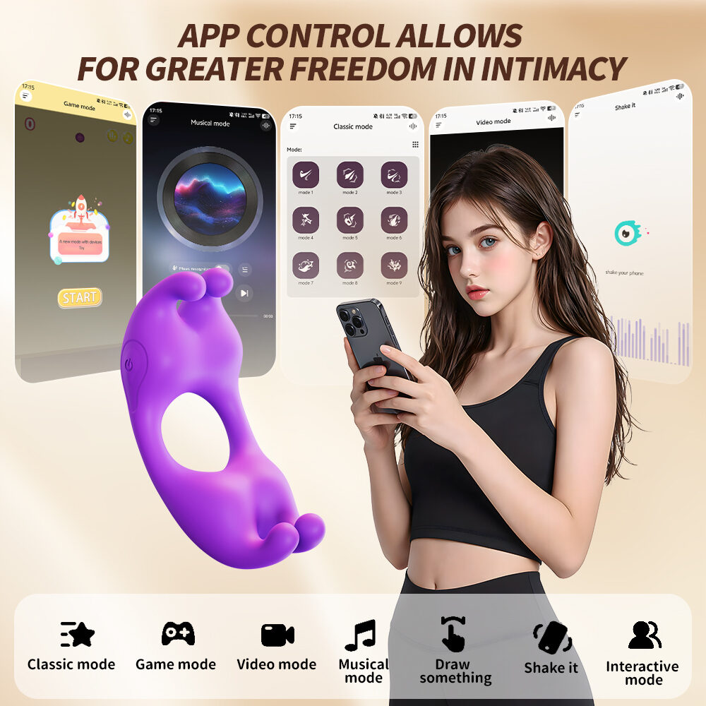 Bunny & Butterfly Cock Rings - 20