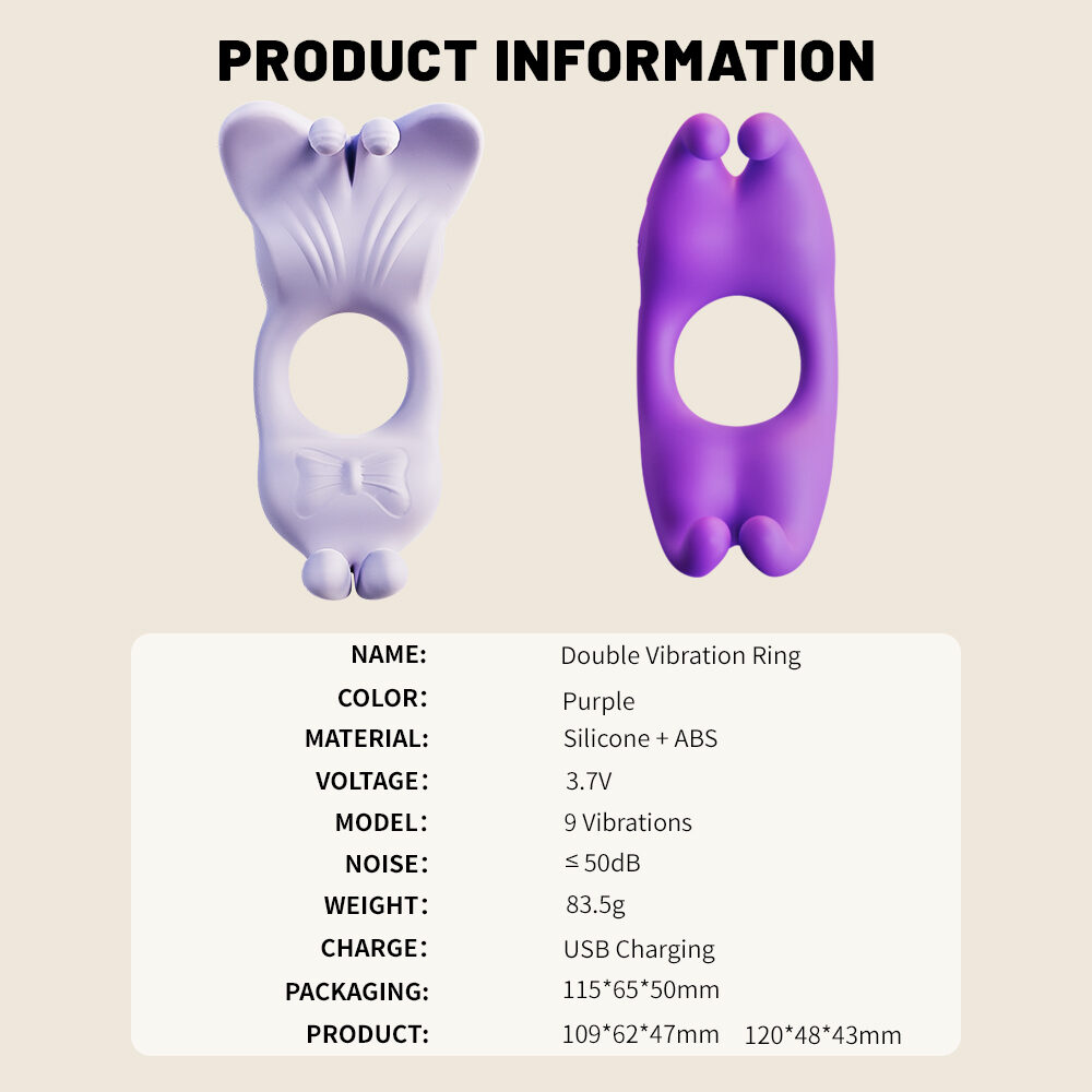 Bunny & Butterfly Cock Rings - 73
